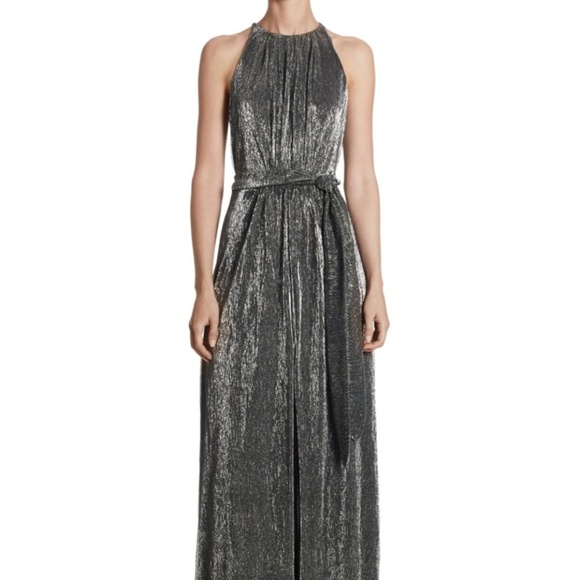 NEW WITH TAGS!! Halston Heritage silver gown! - Picture 2 of 5